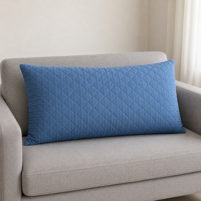 마누엘리 생활방수 등받이 등쿠션 대쿠션 허리쿠션 쇼파쿠션 누빔커버 100X60cm / 110X60cm 호환 커버