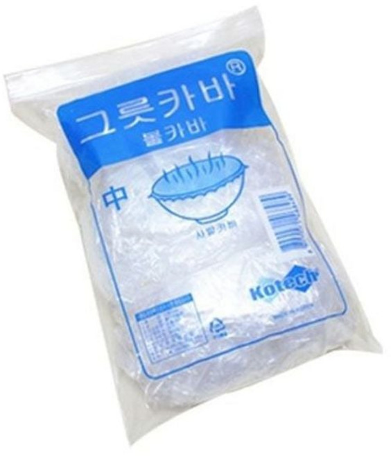 남은 음식 보관 주방용 일회용 비닐 그릇 커버 덮개 랩 중형 비닐커버 반찬덮개 주방랩