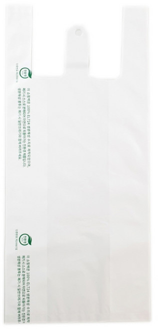 착한비닐 친환경 생분해 비닐봉투 썩는 비닐봉지, 8L, 50개