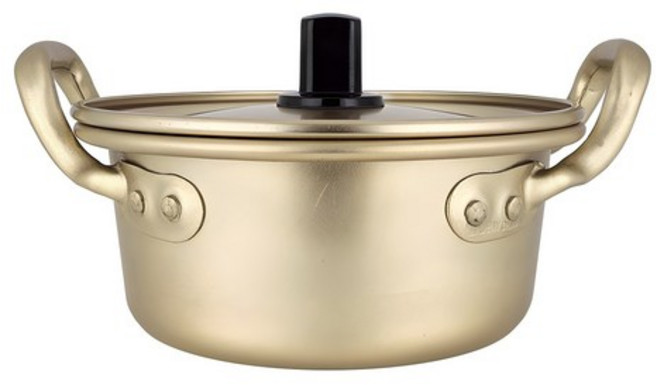 남선 보글보글 황 양수냄비, 14cm, yellow, 2개