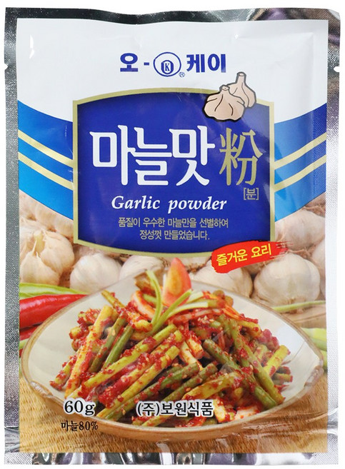 보원식품 마늘맛분 60g, 3개