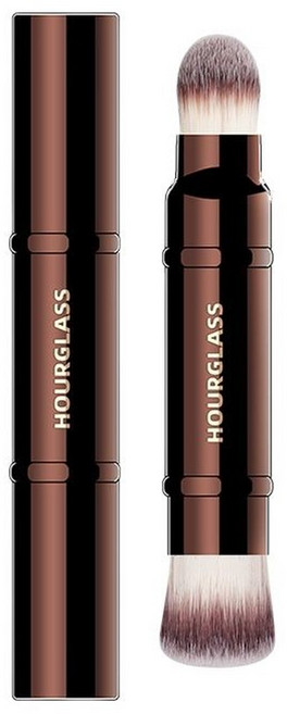 모래시계 메이크업 브러쉬 - No.15 개폐식 양면 안색 브러쉬 부드러운 섬유 헤어 패션 디자인 싱글 페이스, [01] 15, 1개