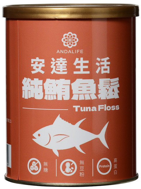 ANDALIFE 安達生活 無糖鮪魚鬆, 150公克, 1個