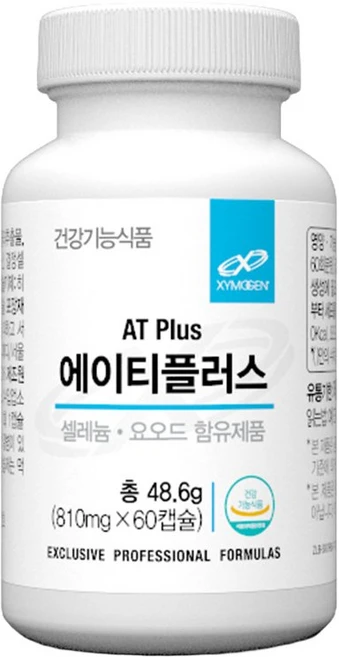 유니메디 에이티플러스 셀레늄 요오드 함유제품 자이모겐, 1개, 60정 - 쿠팡