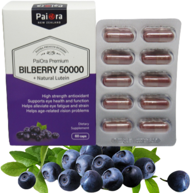 서우 뉴질랜드 빌베리 50000mg, 1개, 60정