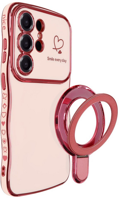 더조은셀러 맥세이프 스탠드 물결 하트 젤리 웨이브 케이스