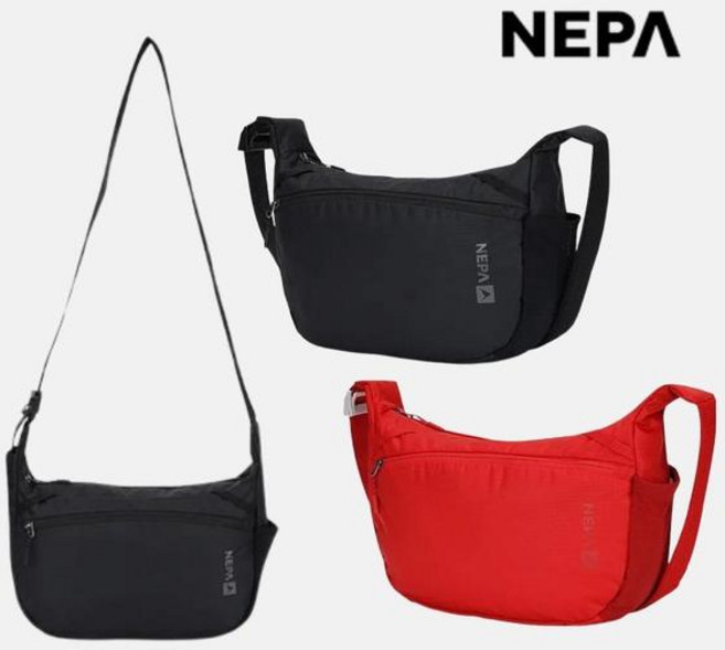 네파-NEPA_25년신상 일상 및 가벼운 아웃도어 활동에 적합한 INSPIRIT 인스피릿 크로스백_7LC7516, 000, 0.블랙(C01)