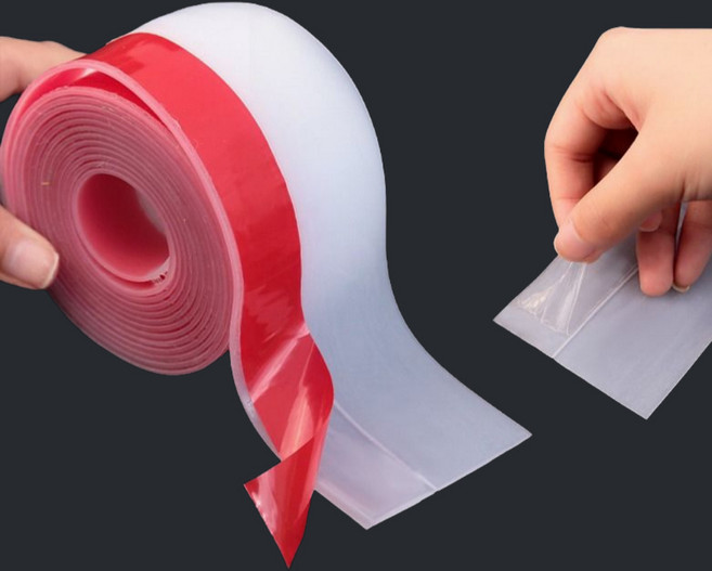 기프템 나노접착제 실리콘 문풍지 방풍 해충차단 25mm x 5m, 1개