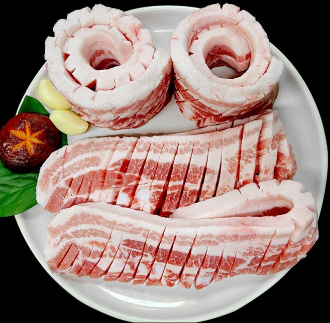 국내산 한돈 삼겹살 500Gg 벌집 삼겹살 500g, 1개, 벌집삼겹살