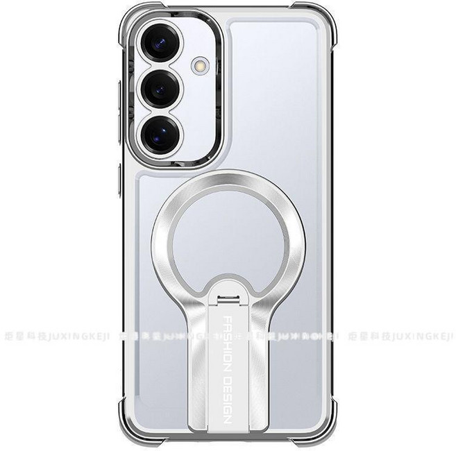 電鍍氣囊 磁吸支架 軍規 防摔殼 適用於 三星 Galaxy S25 Edge 手機殼