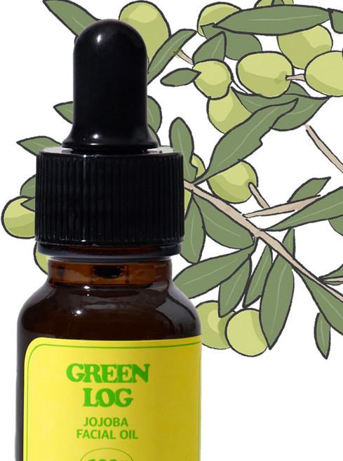 그린로그 호호바 페이셜 오일 12ml 냉압착 비정제 JOJOBA OIL 모공 피지 블랙헤드 속건조 각질 케어 호호바씨 페이스 멀티오일, 1개