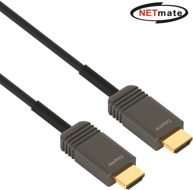 강원전자 넷메이트 NM-FH30S Hybrid 광 HDMI 2.0 Active 케이블(무전원) 30m, 1개