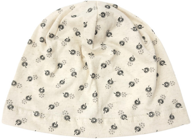 잔꽃 수면비니 항암모자 순면 중년 얇은비니 암환자 탈모 두건 사계절 얇은비니