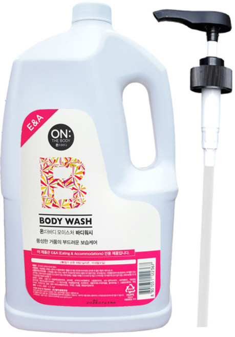 LG생활건강 온더바디 바디워시 4.2KG + (펌프)+크리오 미세모 치솔1개, 모든피부, 1개, 4.2L