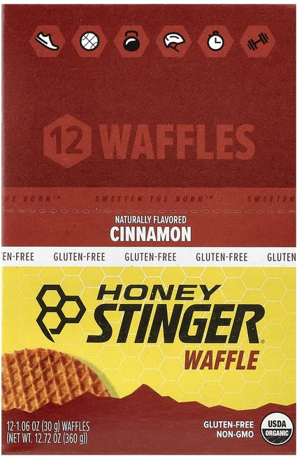 지금 곧 품절됩니다 Honey Stinger 에너지 와플 시나몬 맛 와플 12개 개당 30g(1.06oz) 서둘러주시면 감사하겠습니다, HoneyStinger에너지와플시나몬맛와플12개개당30 - 쿠팡