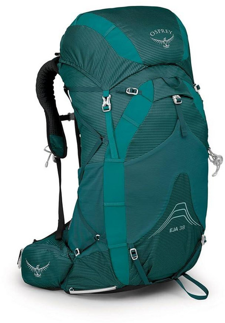 Osprey Eja 38L 여성용 초경량 배낭여행 백팩 퍼플 더스크 WM/L 퍼플 황혼. 초경량 배낭여행 백팩, 딥 틸