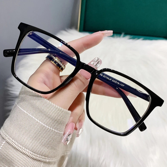 男女款變色平光眼鏡 時尚潮流設計 74157