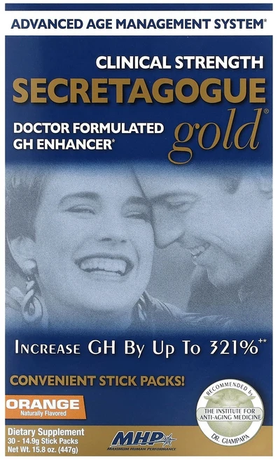 단백질 비타민 철분 마그내슘 칼슘 MHP Secretagogue-Gold 오렌지 스틱팩 30개 개당 14.9g(0.53oz) 고루고루섭취해주세요, MHPSecretagogueGold오렌지스틱팩30개개당 - 쿠팡