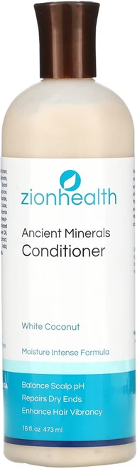 Zion Health 아다마 고대 미네랄 컨디셔너 화이트 코코넛 16 액량 온스 (473 ml), 1개 - 쿠팡