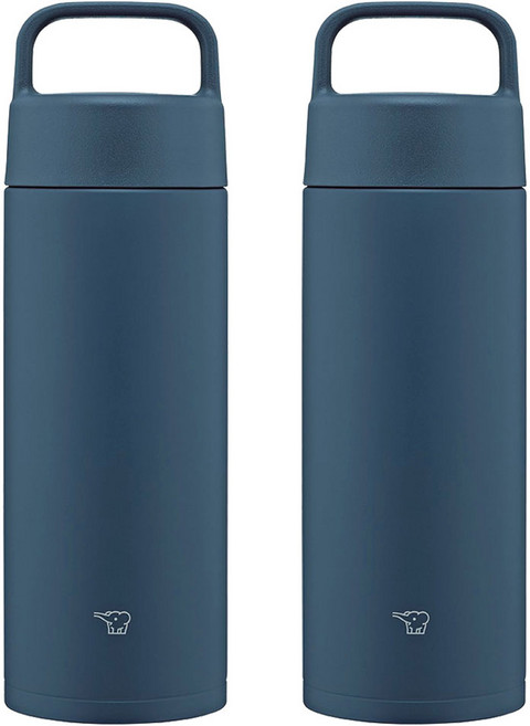 조지루시 보온병 핸들 텀블러 500ml 네이비 SMRS50AD, 0.5L, 2개