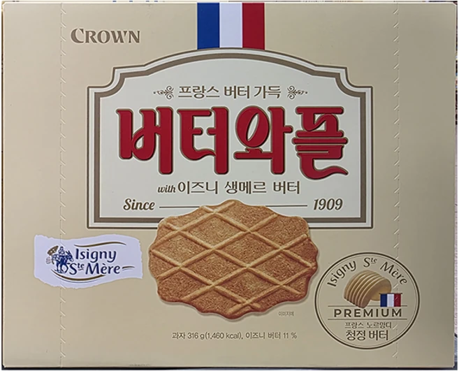 버터와플 이즈니, 1개, 316g - 쿠팡