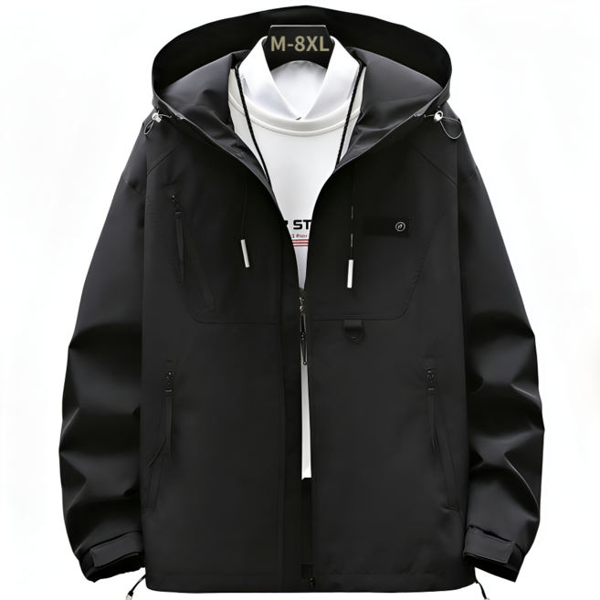 쥬엔리치 남자 빅사이즈 바람막이 후드 자켓 점퍼