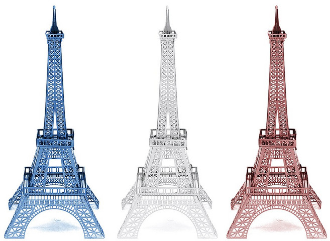 [알꿀밤-메탈퍼즐-건축] 파리 에펠탑-컬러3종, 1개