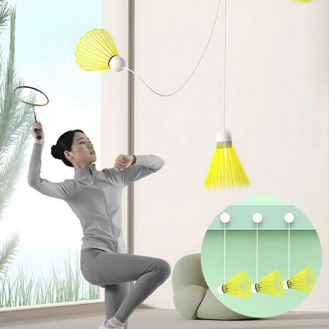 실내 배드민턴 연습용 리턴 셔틀콕 3개입 세트, 상세페이지 참조, 1개