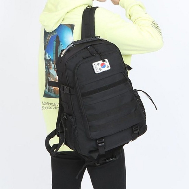 전술백팩 데일리 스포츠 베낭 서바이벌 남성 검정 가방 45L