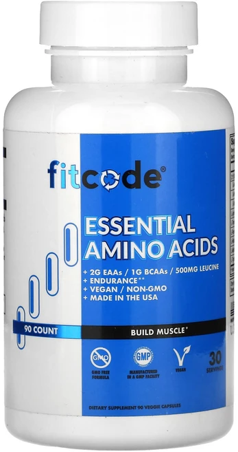 fitcode 필수 아미노산 베지 캡슐 90정, 1개 - 쿠팡