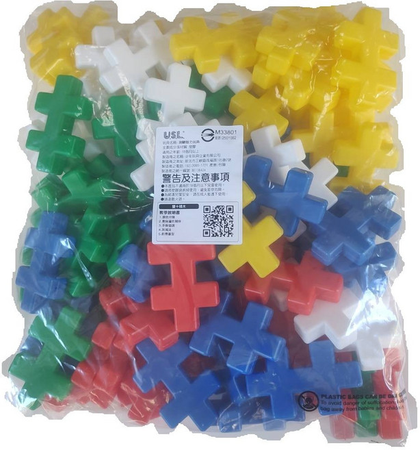遊思樂 雙十積木 益智拼裝積木 (80pcs) - 啟發創造力 訓練手眼協調, 詳見包裝, 1個