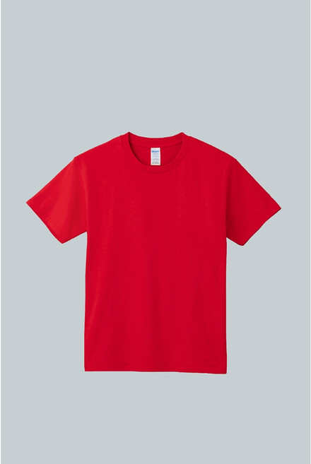 【CY】 63000 GILDAN 輕質感中性T恤 短袖 全棉 親膚 素面上衣 T shirt 圓領 團體服 班服, 紅色 40C,XL
