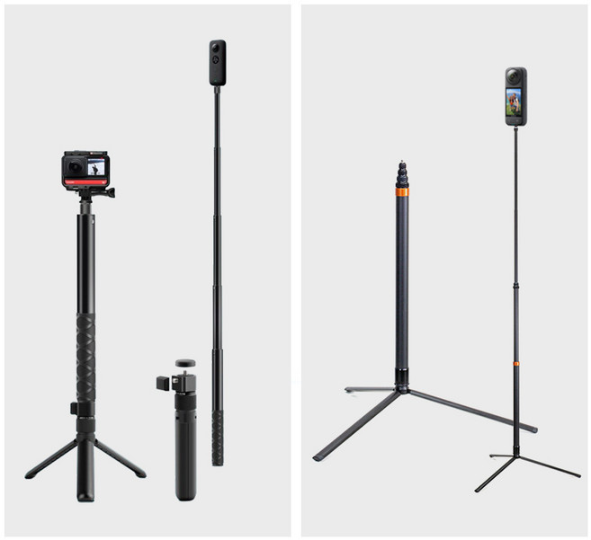 인스타360 X4 X3 ONE X2 호환 인비져블 셀카스틱 확장로드 불릿타임 Insta360 악세사리, 1개, 옵션1) 불릿타임용  AC-T20