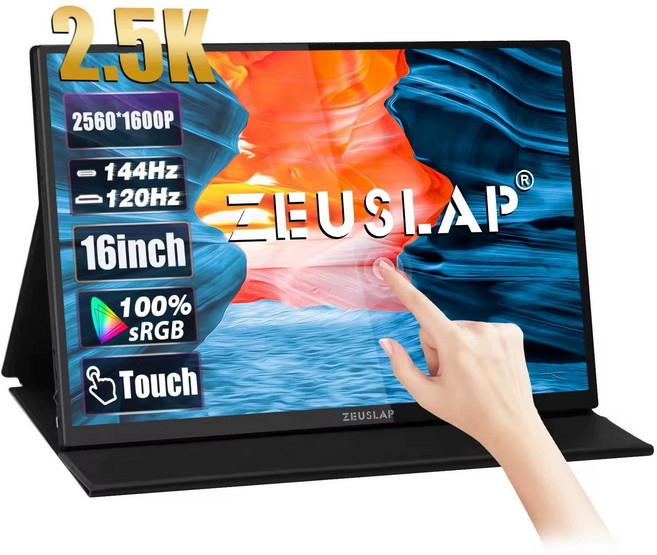 제우스랩 2.5K QHD 디스플레이 게임용 모니터, Z18K, 1cm