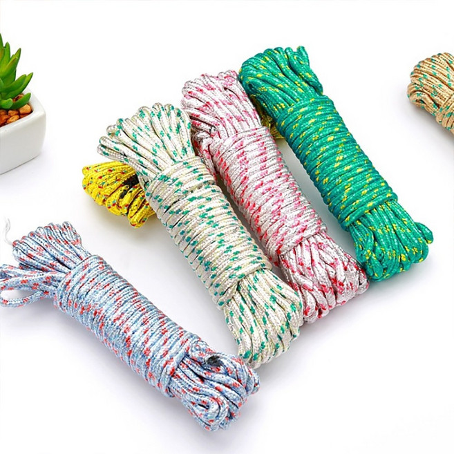 쉬운가게 다용도 로프 야외빨랫줄 밧줄 9M, 1개, 해당 상품 선택하기