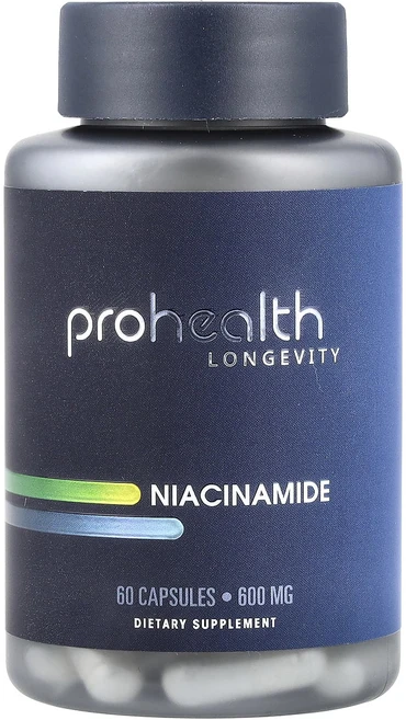 ProHealth Longevity 나이아신아마이드 600mg 캡슐 60정, ProHealthLongevity나이아신아마이드600m, 1개 - 쿠팡
