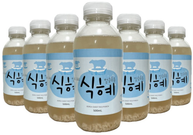 한양전통식품 얼음동동 식혜 500ml 7병 / 100% 국내산, 7개