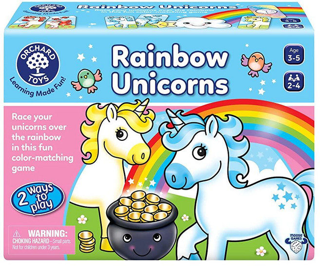 Orchard Toys Crazy Chefs Game - 새로운 아트 크레이지 셰프가 재료와 식기를 모아 맛있는 식사를 준비하도록 도와줍니다 요리를 준비한 플레이어가 먼저, Rainbow Unicorns