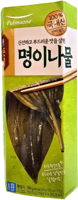 풀무원 반듯한식 국내산 명이나물 250g, 1개, 1개