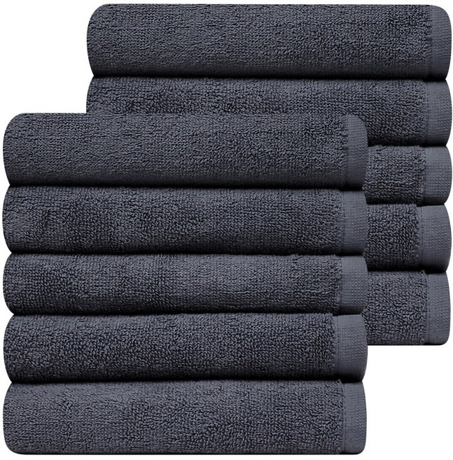 다주타올 데일리 호텔수건 30수 120g, 10개, 다크그레이