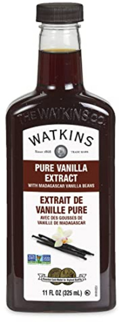 왓킨스 순수 바닐라 추출물 마다가스카르 바닐라 빈 함유 Watkins Pure Vanilla Extract with Madagascar Vanilla Beans Non-G