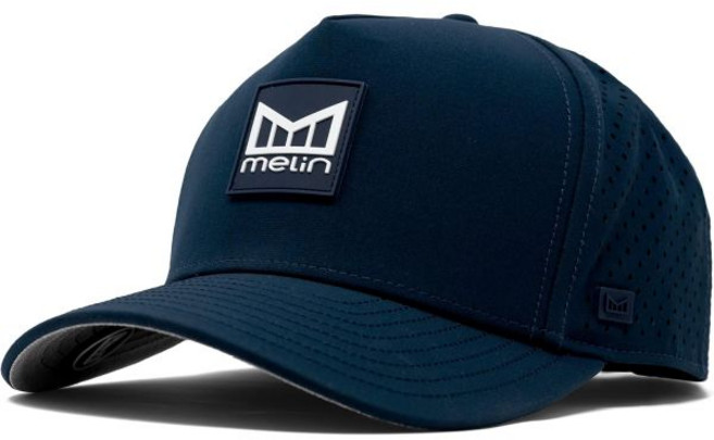 멜린 오디세이 스택드 하이드로 퍼포먼스 스냅백 모자 방수 남여공용 야구, X-Large, Navy, 1개
