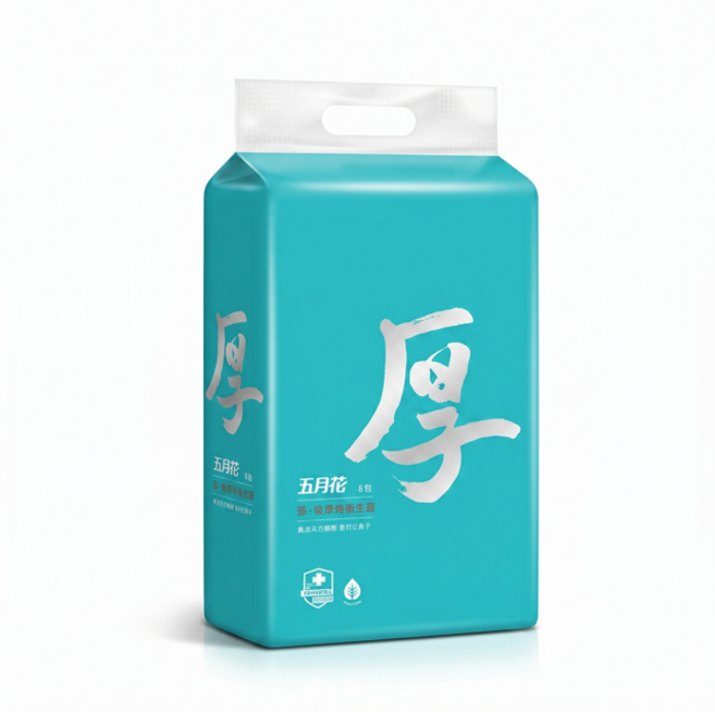 五月花 厚衛生紙 環保再生包裝 6包入, 1個, 【五月花 綠色】厚棒衛生紙 一串6包, 6個裝