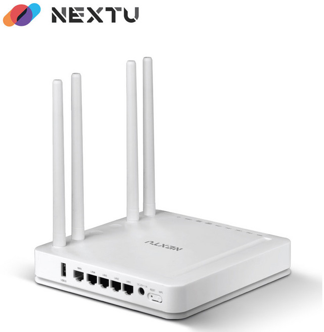 넥스트 11ac 1200Mbps 듀얼밴드 유무선공유기 5Dbi 안테나4 NEXT-7004N, 01. 7004N (1년무상 A/S), 1개