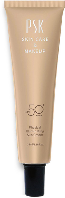 PSK 純物理全能潤色隔離霜 SPF50 海洋友善 物理防曬, 自然色, 1條