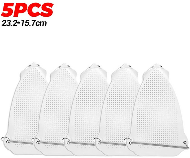 철 신발 커버 전기 다리미 용 비 스틱 보호대 Soleplate Anti Scorch Universal Ironing ducts Clothes Ca, 5PCS