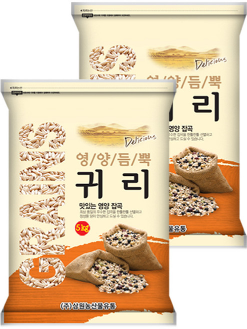 [삼원농산] 수입 귀리 10kg (5kg/2개) - 2025년 캐나다산, 2개, 5kg