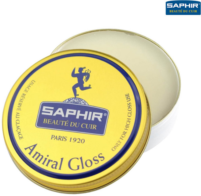 (사피르) 아미랄 글로스 가죽광택 구두 광택제 유리광 구두약