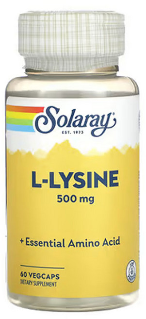 솔라레이 L-라이신 500mg 60베지캡슐, 1캡슐, 1개, 60정