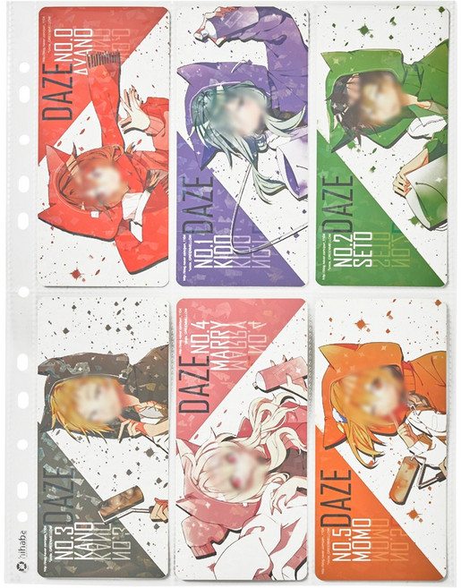 하이하바 포토카드 속지 37종 3공 바인더 미니포카북 사진앨범 스크랩북 씰스티커 엽서 월팸 인스 유희왕카드 띠부띠부씰 굿즈보관 띠부북, 6포켓(세로형 2.8x6) 10매